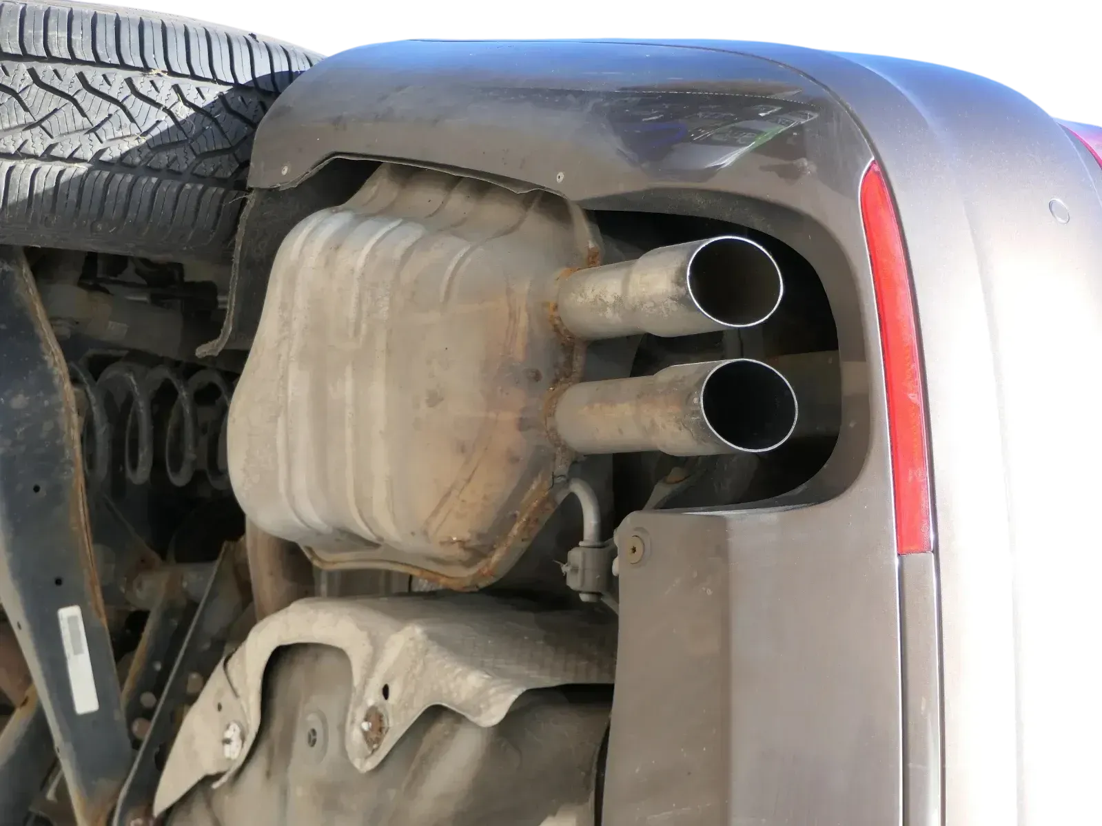 Golf 6 Kombi Auspuff hinten Endschalldämpfer Benziner MItteltopf Mitte 1,4 CAXA - Bild 1