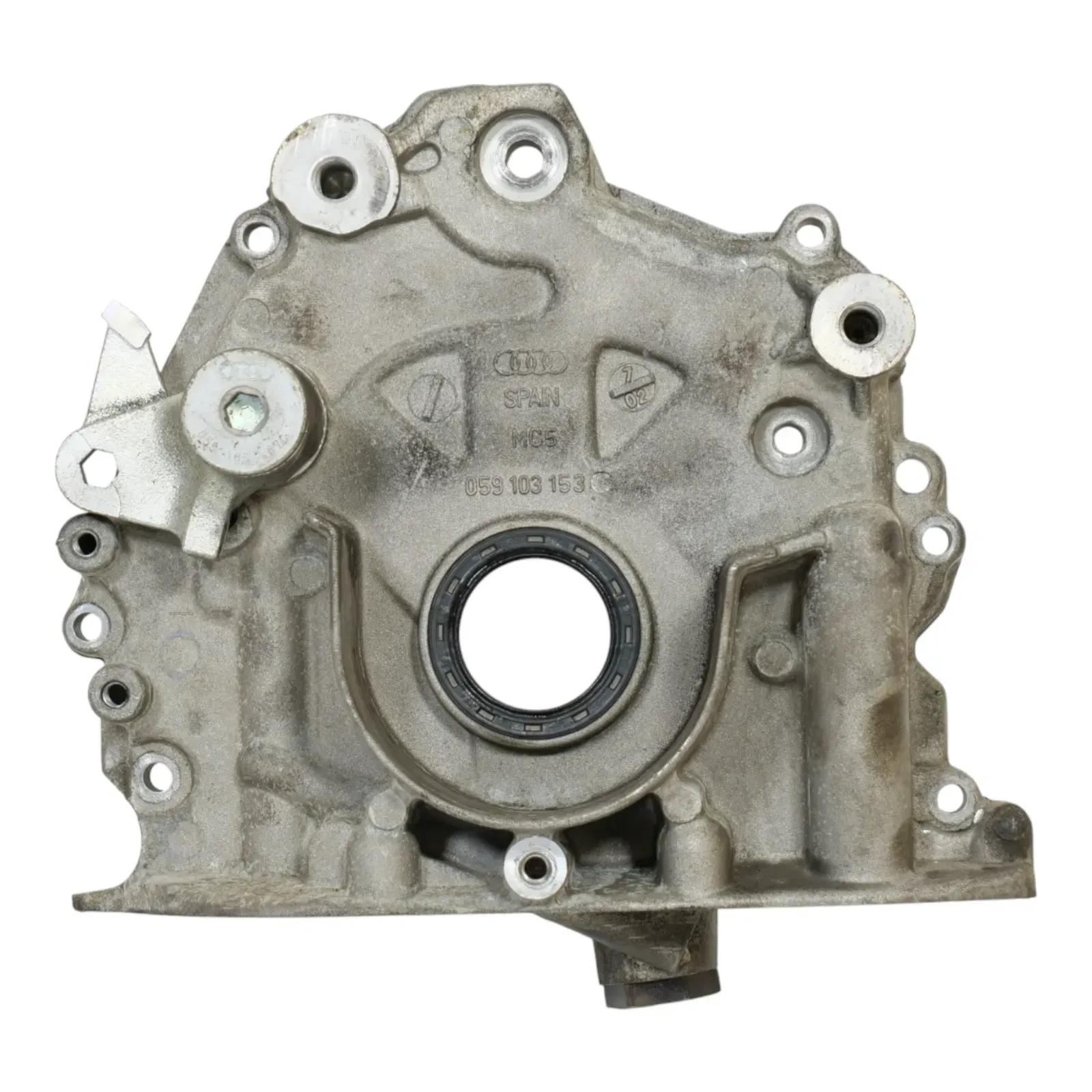 Passat 3BG Audi A4 Dichtflansch 2,5 TDI Motor 059103153G - Bild 1