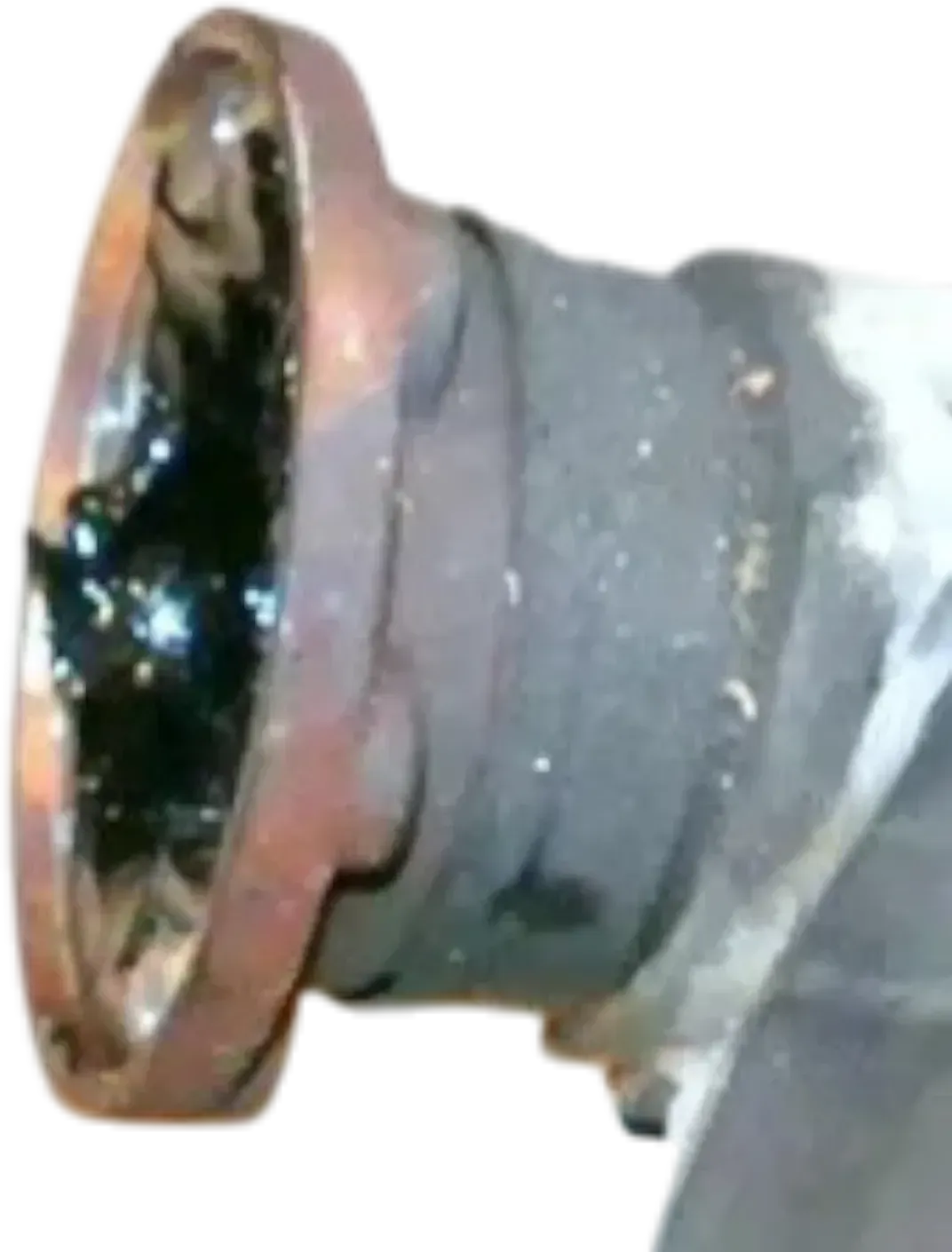 VW Polo 9N Ibiza Flanschwelle Flansch an Getriebe 02T409343 links - Bild 1