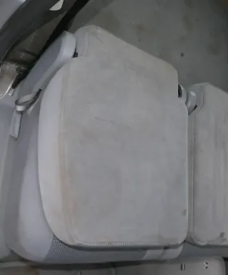Caddy 3 2K Sitz Rücksitz hinten rechts 1.Sitzreihe grau (hinterm Beifahrersitz) - Bild 2
