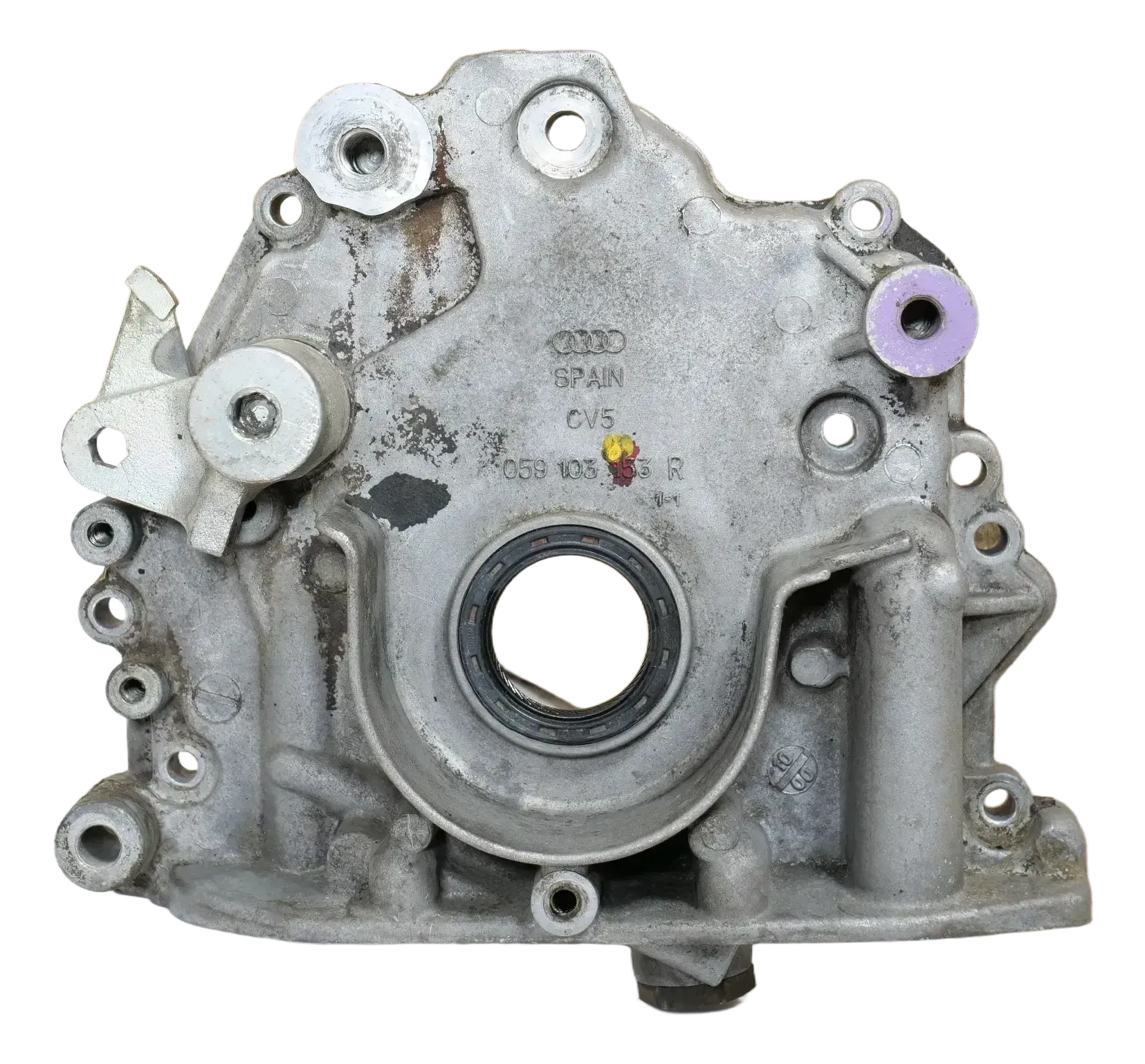 Passat 3BG Audi A4 Dichtflansch 2,5 TDI Motor AFB AKE AKN 059103150J - Bild 1