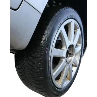 4x VW Golf 5 9N 6Y Reifen 235/45 R17 94V Allwetterreifen 2x ca5-7mm 2x 3,5-5mm - Bild 2