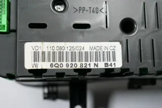 VW Polo 9N Tacho Tachometer Kombiinstrument 6Q0920821N 1,2 47kw 40kw 229.000km - Bild 5