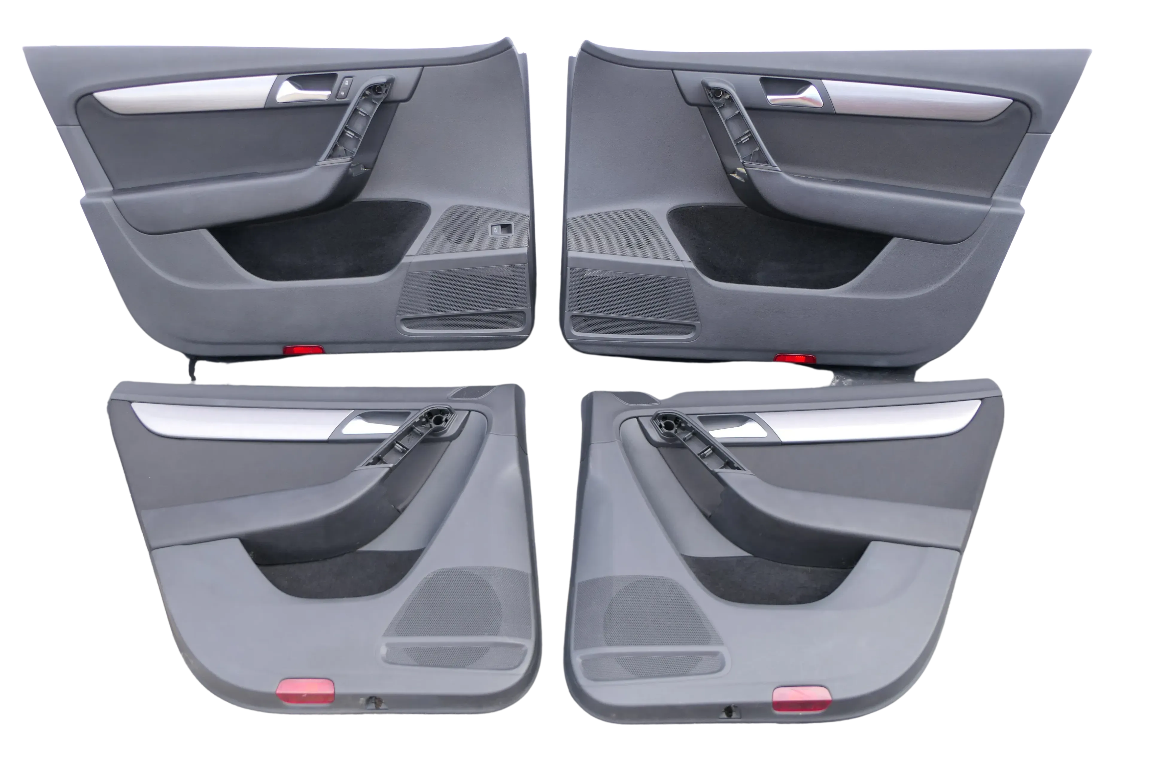 VW Passat 3C B7 Kombi 4x Türverkleidung Verkleidung Tür vorne hinten schwarz - Bild 1