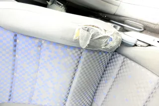 Audi A3 8L Sitz Fahrersitz vorne links 2/3-Türer klappbar höhenverstellbar blau - Bild 3
