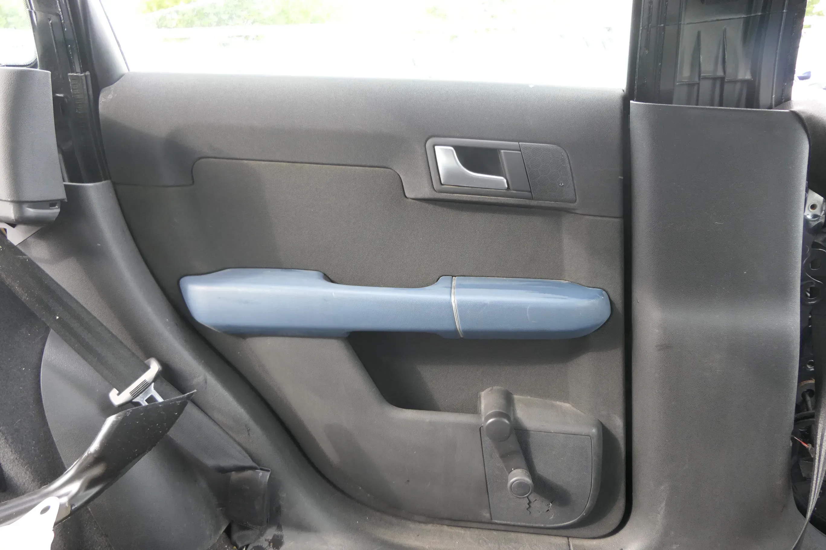 Audi A2 8Z Türverkleidung Verkleidung Tür hinten links blau schwarz neptunblau - Bild 1