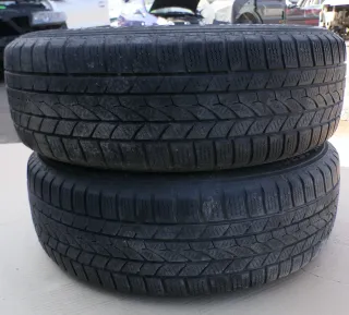 2x VW Golf 4 Bora 195/65 R15 91V Winterreifen M+S Reifen 6jx15H2 ET38 ca. 3-6mm - Bild 2