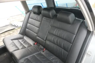 A6 4B Kombi Avant Rückbank Rücksitzbank Sitz Rücksitz Buffalino schwarz Leder - Bild 9