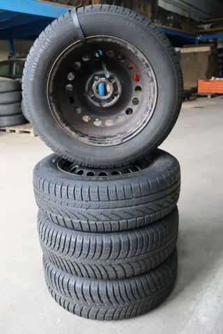 Skdoa Octavia 1Z 195/65 R15 91T Winterreifen M+S Felgen Reifen M&S ca. 5-6mm - Bild 7