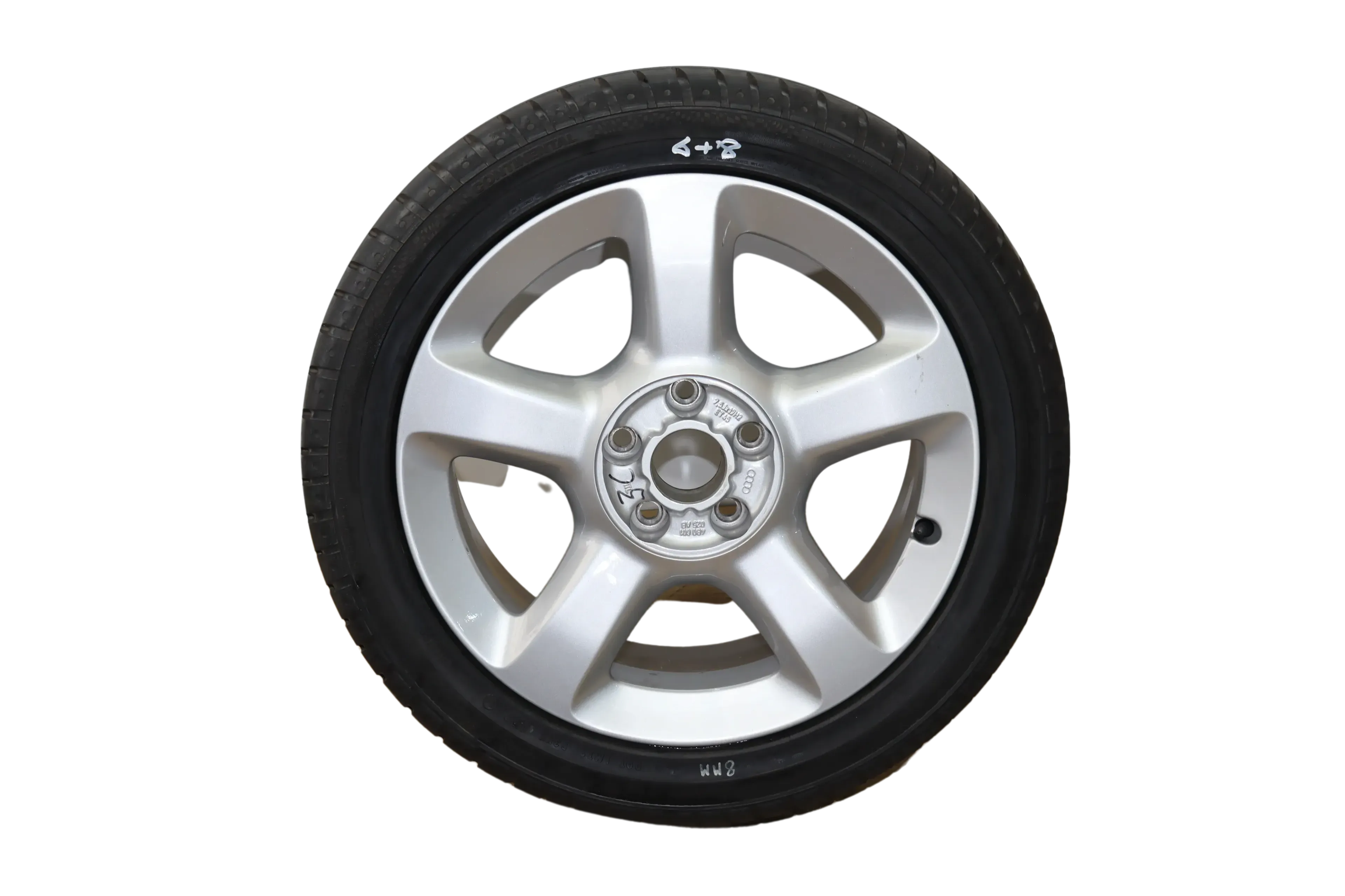 1x Audi A4 A6 Alufelge original 4B0601025AB 7,5j x17H2 ET45 235/45 R17 Ersatzrad - Bild 1