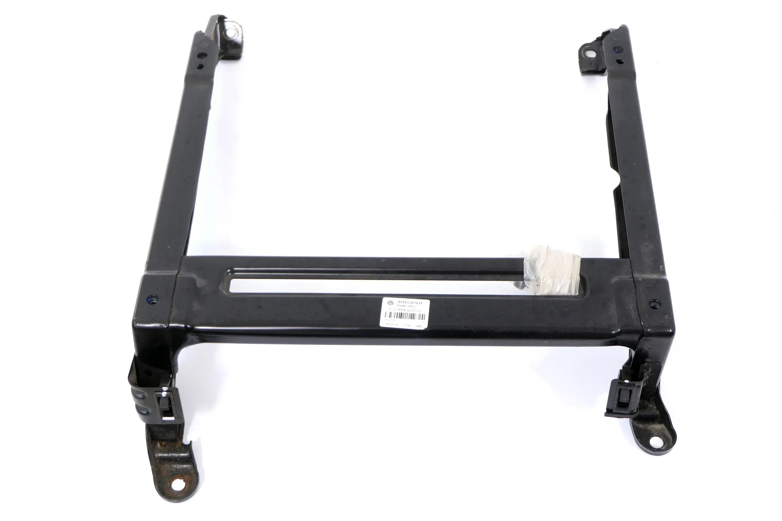 VW Touareg 7L Q7 4L Sitzkonsole Konsole vorne links Fahrersitz Schiene - Bild 1