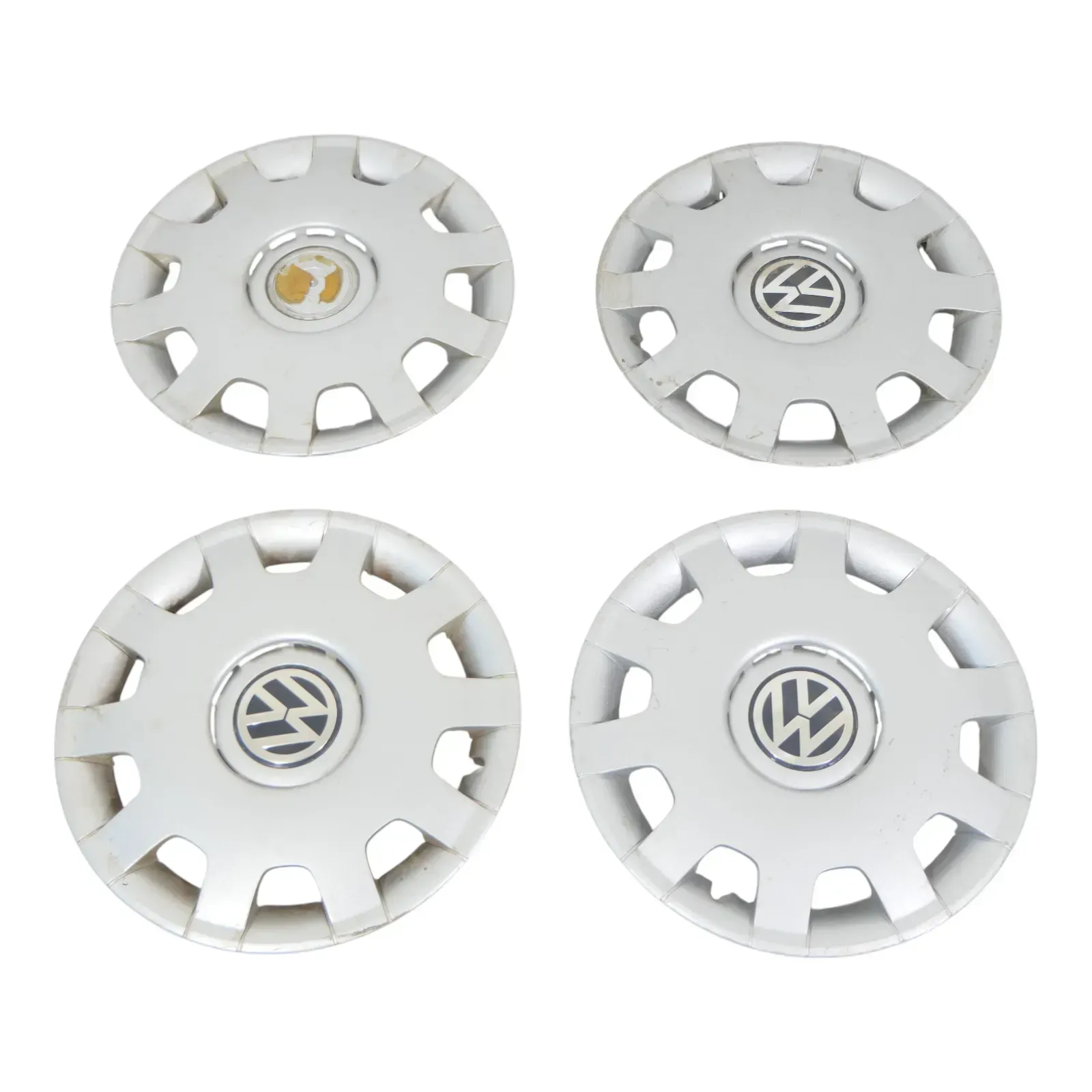 4x original 4 Stück VW Bora Golf 4 Radkappe Radzierkappe 14 Zoll 1J0601147L - Bild 1