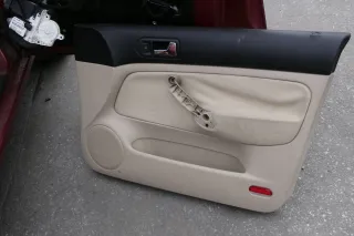 VW Golf 4 Limousine Türverkleidung Verkleidung Tür vorne hinten links hellbeige - Bild 2