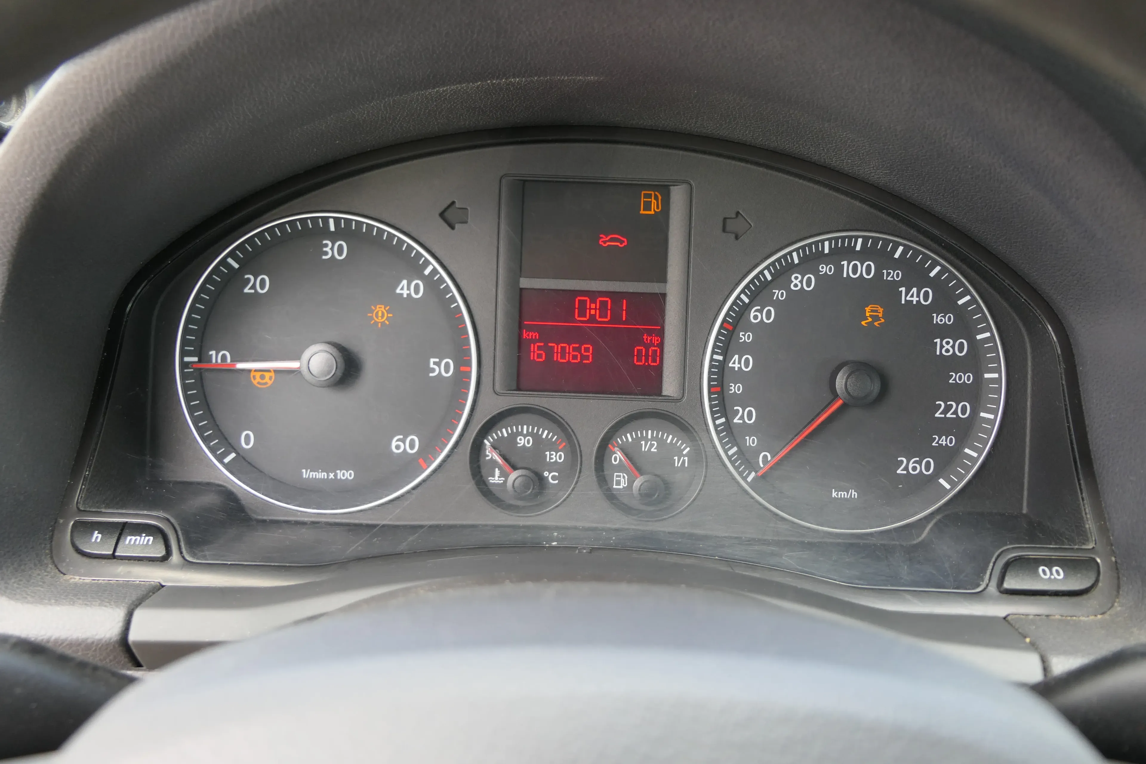 VW Golf 5 1K 5M Plus Tacho Kombiinstrument 1K0920850F /L 1.9 TDI 167.000 km - Bild 1