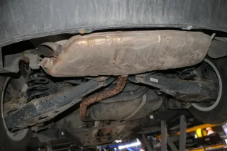 VW Golf 5 + 5M Plus Auspuff Mittelschalldämper + Ends hinten 1,6 BSE BSF CCSA - Bild 1