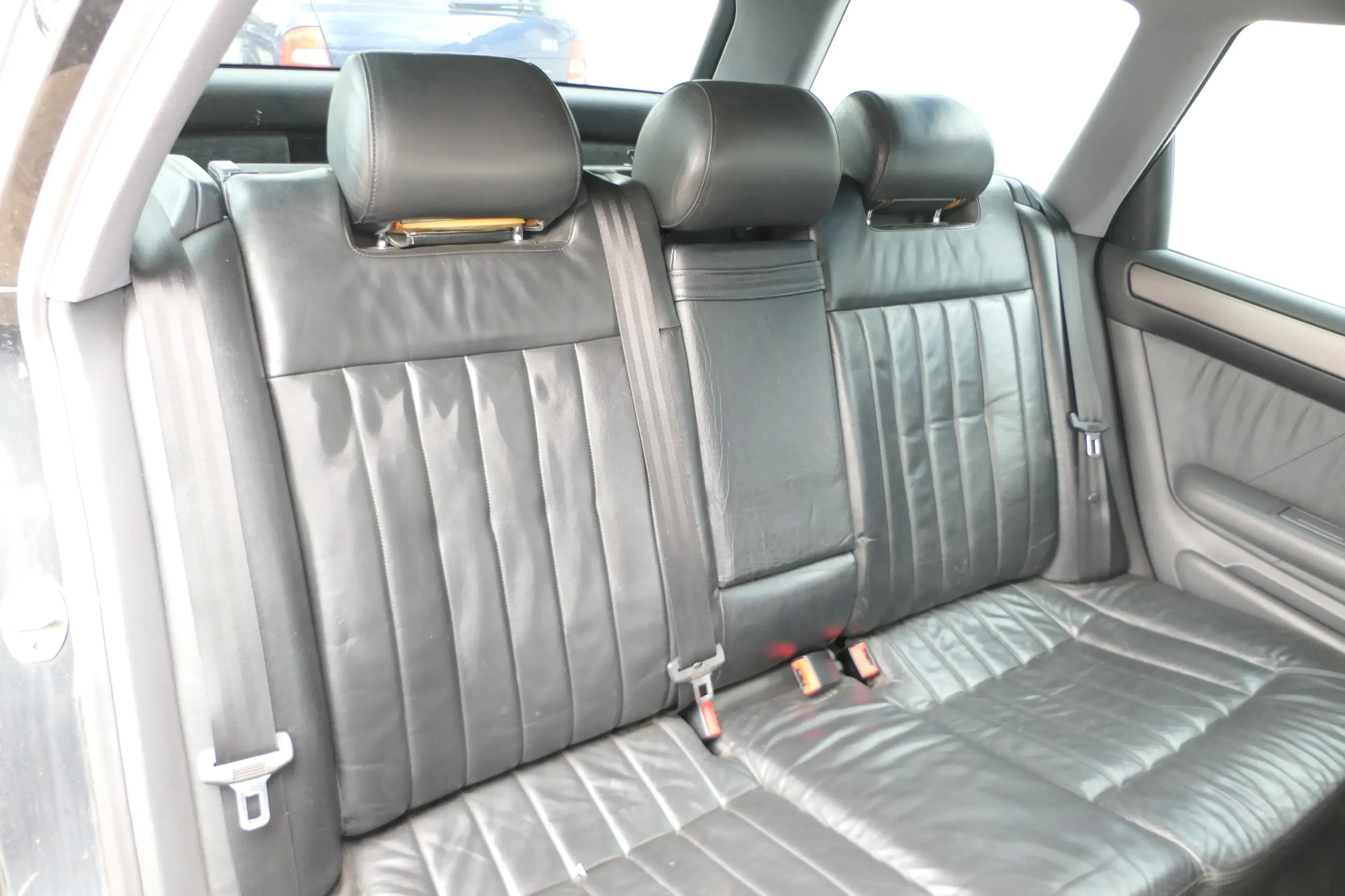 A6 4B Kombi Avant Rückbank Rücksitzbank Sitz Rücksitz Buffalino schwarz Leder - Bild 1