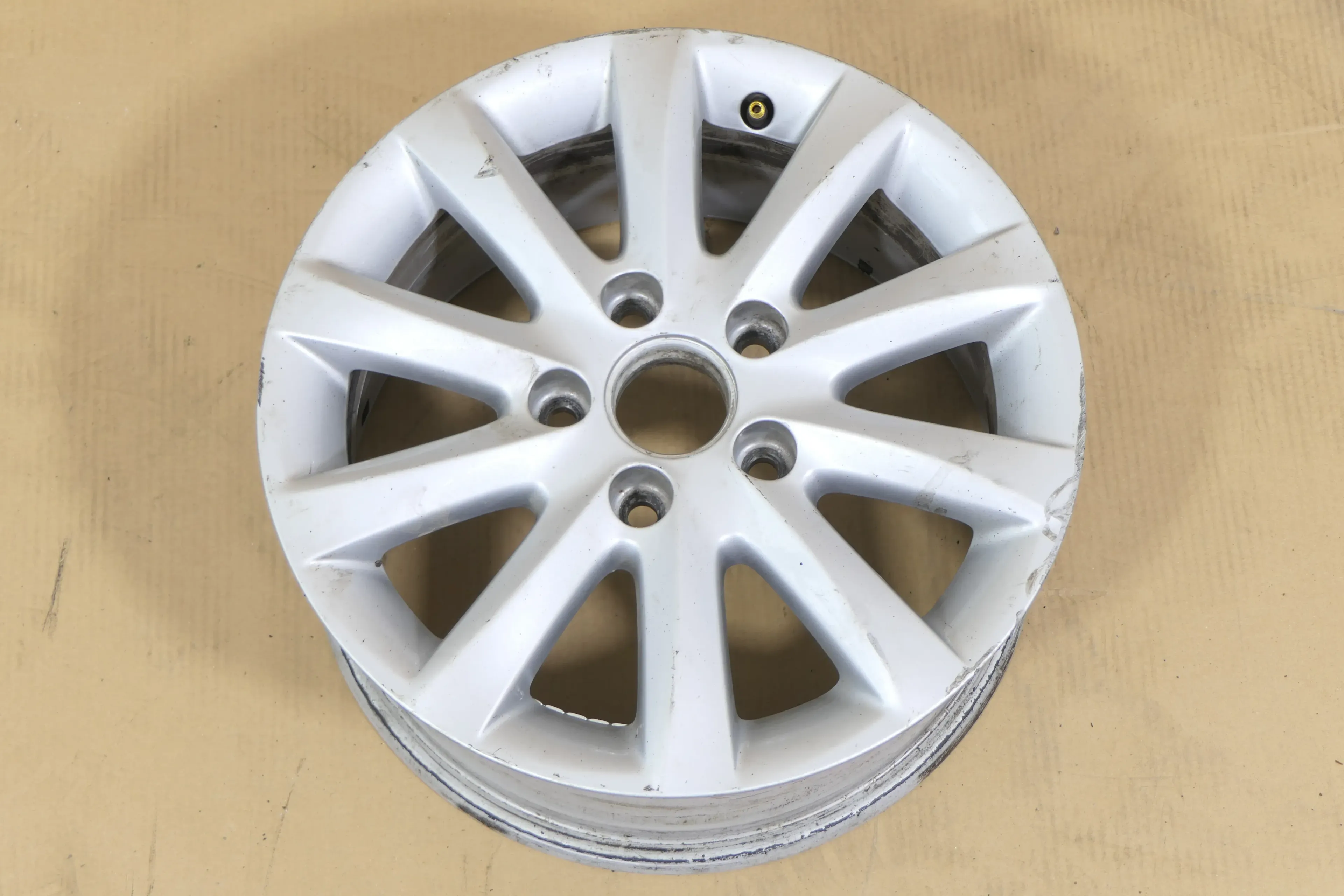 1x Felge Alufelge original VW Golf 5 Touran 6,5jx15H2 ET50 1K0601025CA Bristol - Bild 1