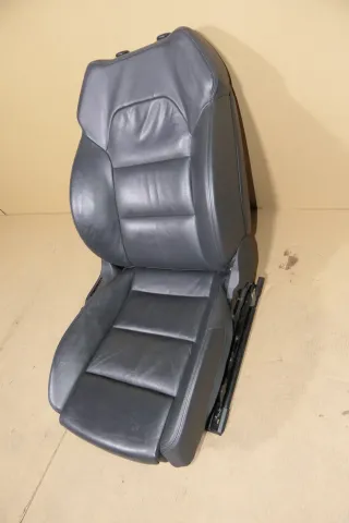 Aud A6 4F C6 Avant Kombi Sitz Beifahrersitz vorne rechts schwarz Leder elektr - Bild 5