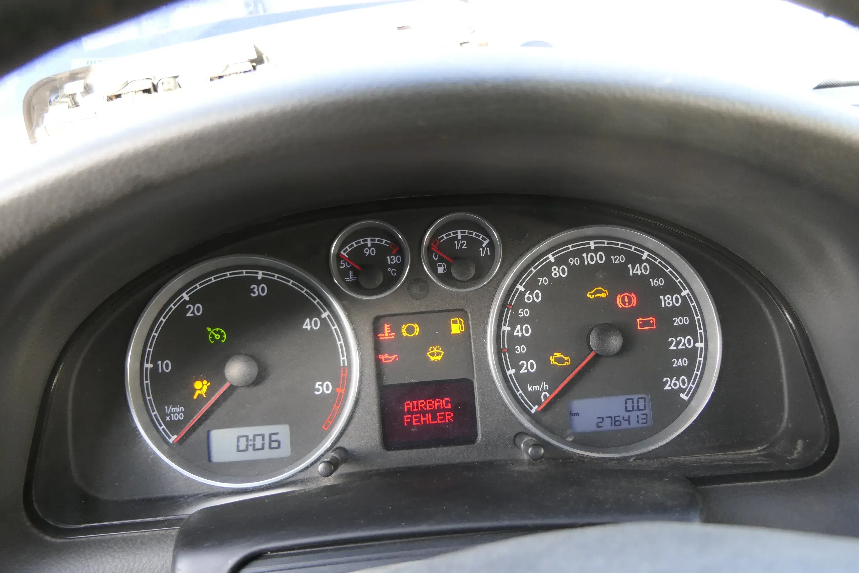 VW Passat 3BG Tacho Tachometer Kombiinstrument 276.000km 3B0920829A Diesel TDI - Bild 1