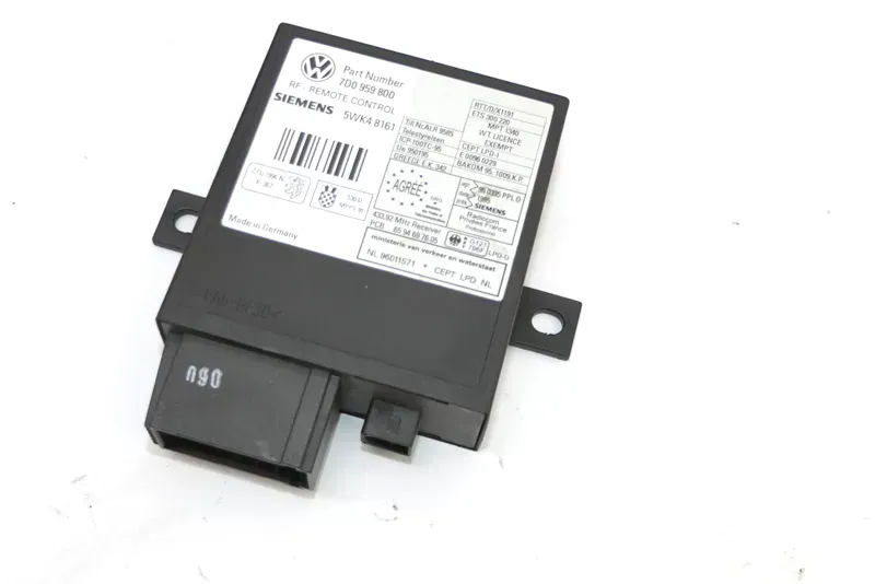 VW Golf 4 Cabrio T4 Komfortsteuergerät KSG 7D0959800 Steuergerät Funk Schlüssel - Bild 1