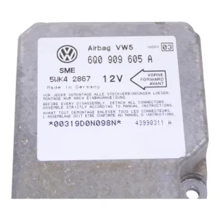 VW Golf 4 Bora T5 Steuergerät Airbag Airbagsteuergerät 1C0909605A /T  02A - Bild 3