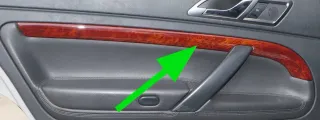 Superb 3U Mittelkonsole Verkleidung Radio Klappe Abdeckung Dekor Holz vavona Tür - Bild 10