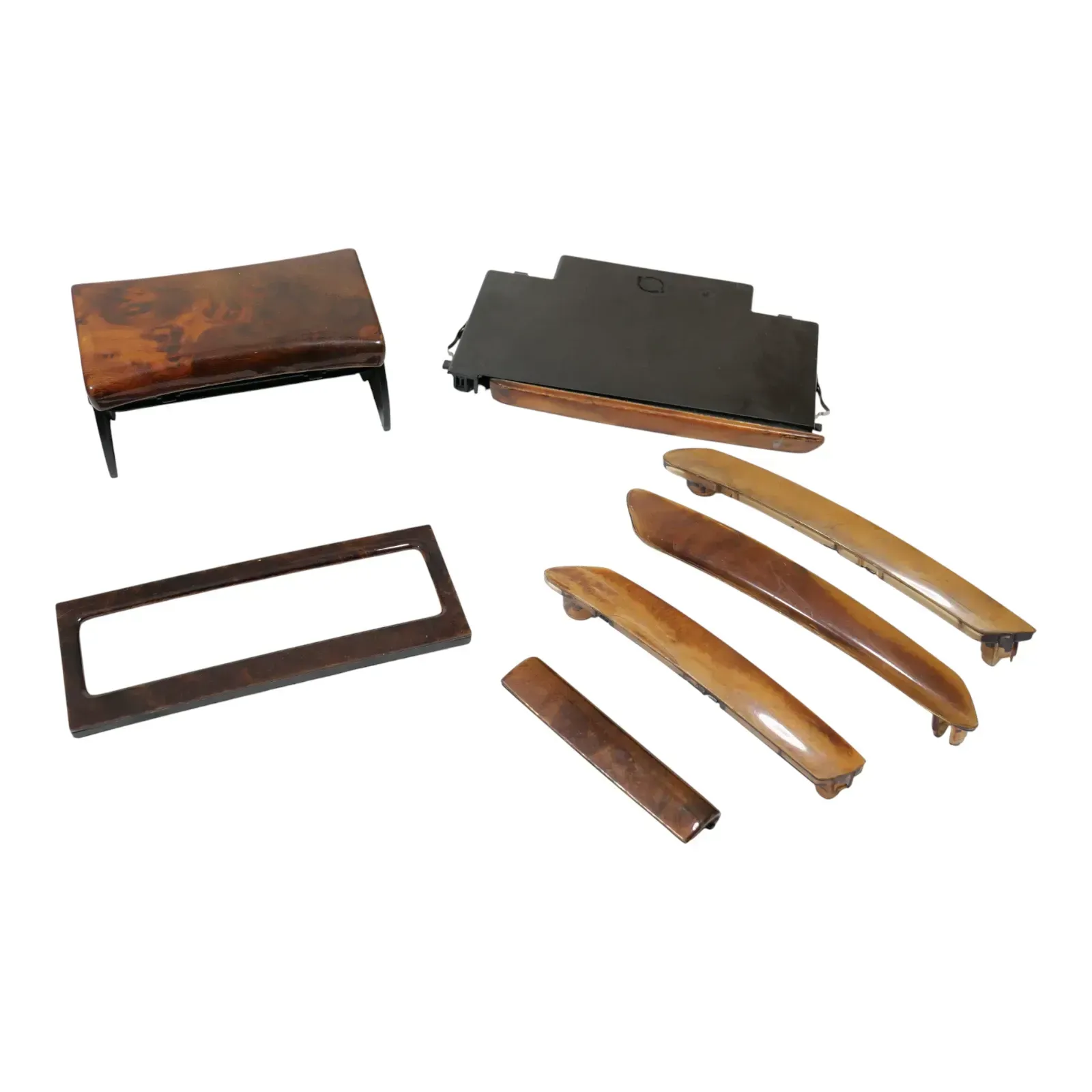VW Passat 3B 3BG Becherhalter Verkleidung Aschenbecher Dekor Holz Optik - Bild 1