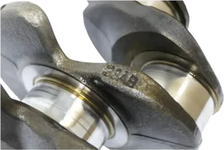 VW Passat 3C Golf Kurbelwelle von Motor 2,0 TDI 03G105021K 38AB BMP - Bild 5