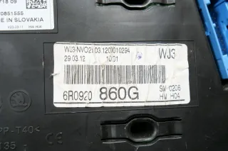 VW Polo 6R Tacho Tachometer Kombiinstrument 73.235km 6R0920860G Benziner - Bild 4