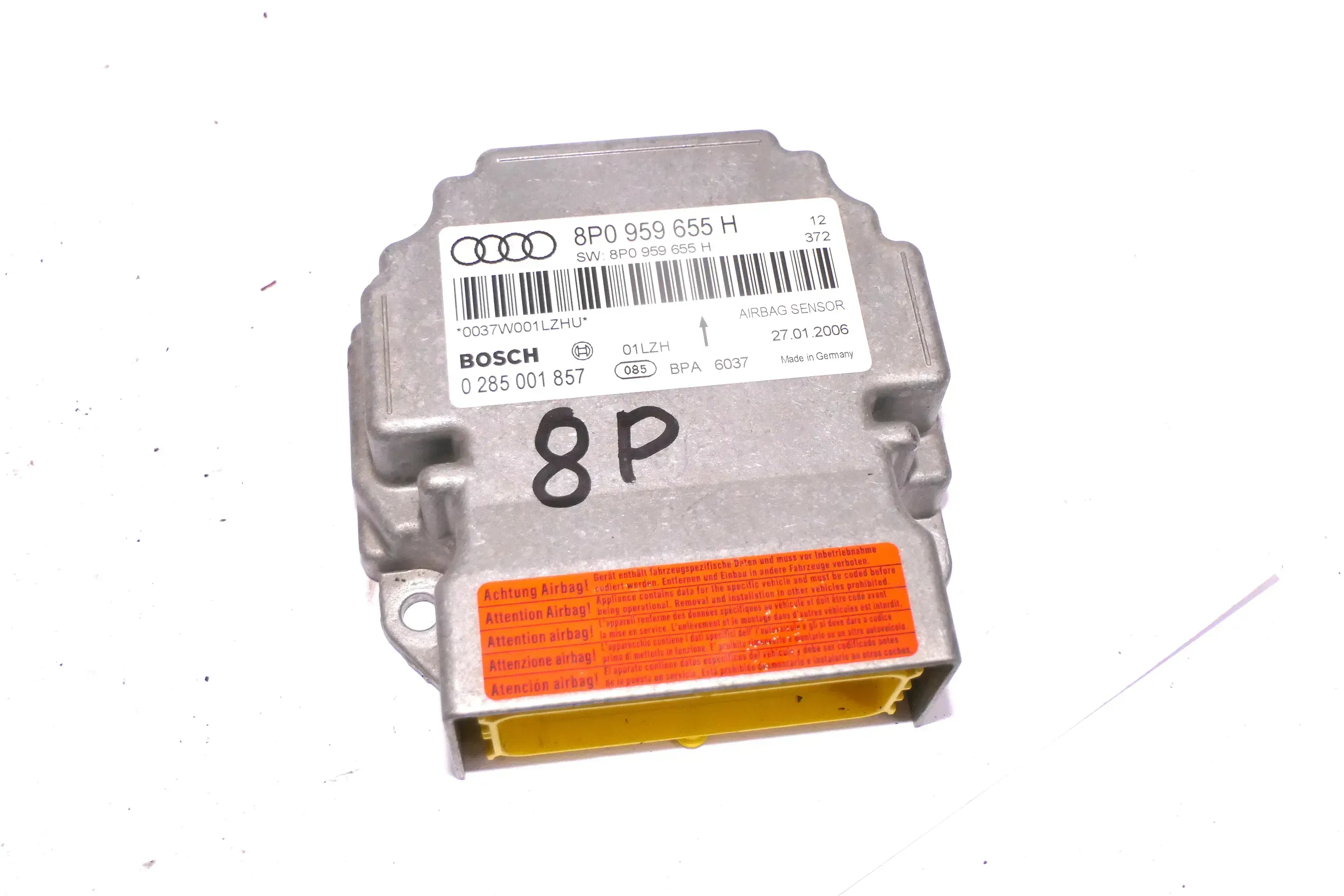 Audi A3 8P Steuergerät Airbag Airbagsteuergerät 8P0959655H - Bild 1