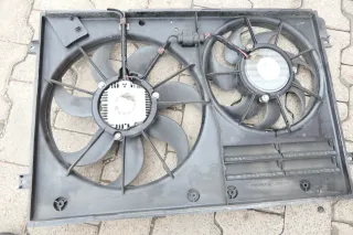 VW Golf 5 Lüfterzarge Lüfter Kühlerlüfter Klimaanlage 1K0959455DT Eos Touran - Bild 2