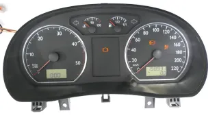 VW Polo 9N3 Tacho Tachometer Kombiinstrument 198.000km 6Q0920821L 1,4TDI AMF BAY - Bild 2