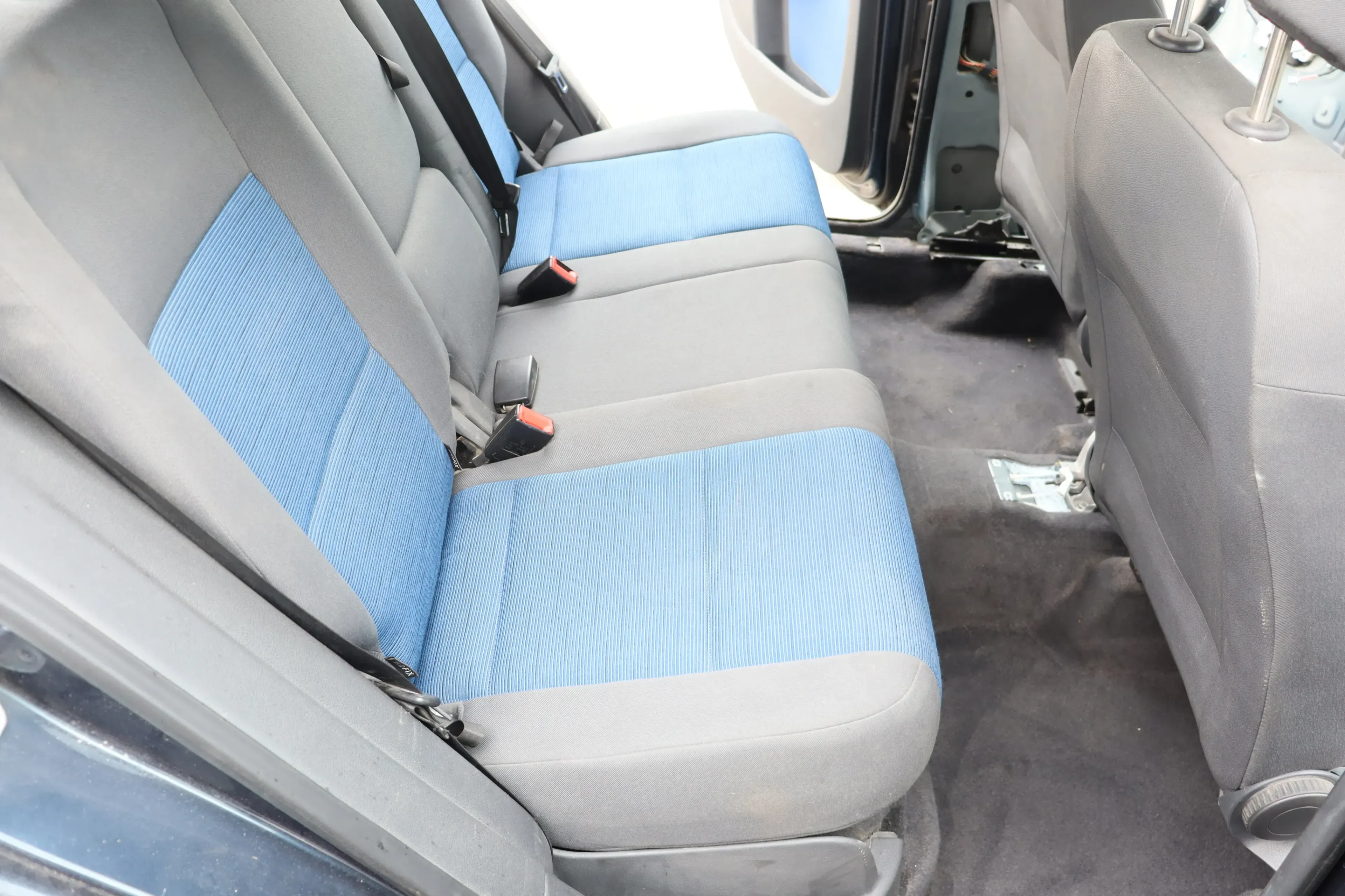 VW Golf 5M Plus Sitze Rückbank Rücksitzbank Lehne hinten blau (ohne Kopfstützen - Bild 1