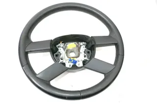 VW Polo 9N 9N3 Touran Fox Lenkrad 4-Speichen 1T0419091B Leder Cross (ohneAirbag) - Bild 1