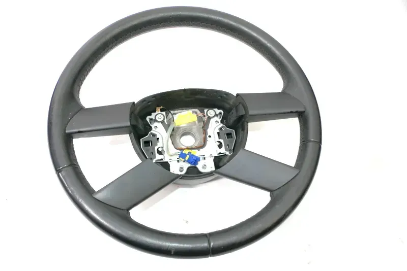 VW Polo 9N 9N3 Touran Fox Lenkrad 4-Speichen 1T0419091B Leder Cross (ohneAirbag) - Bild 1