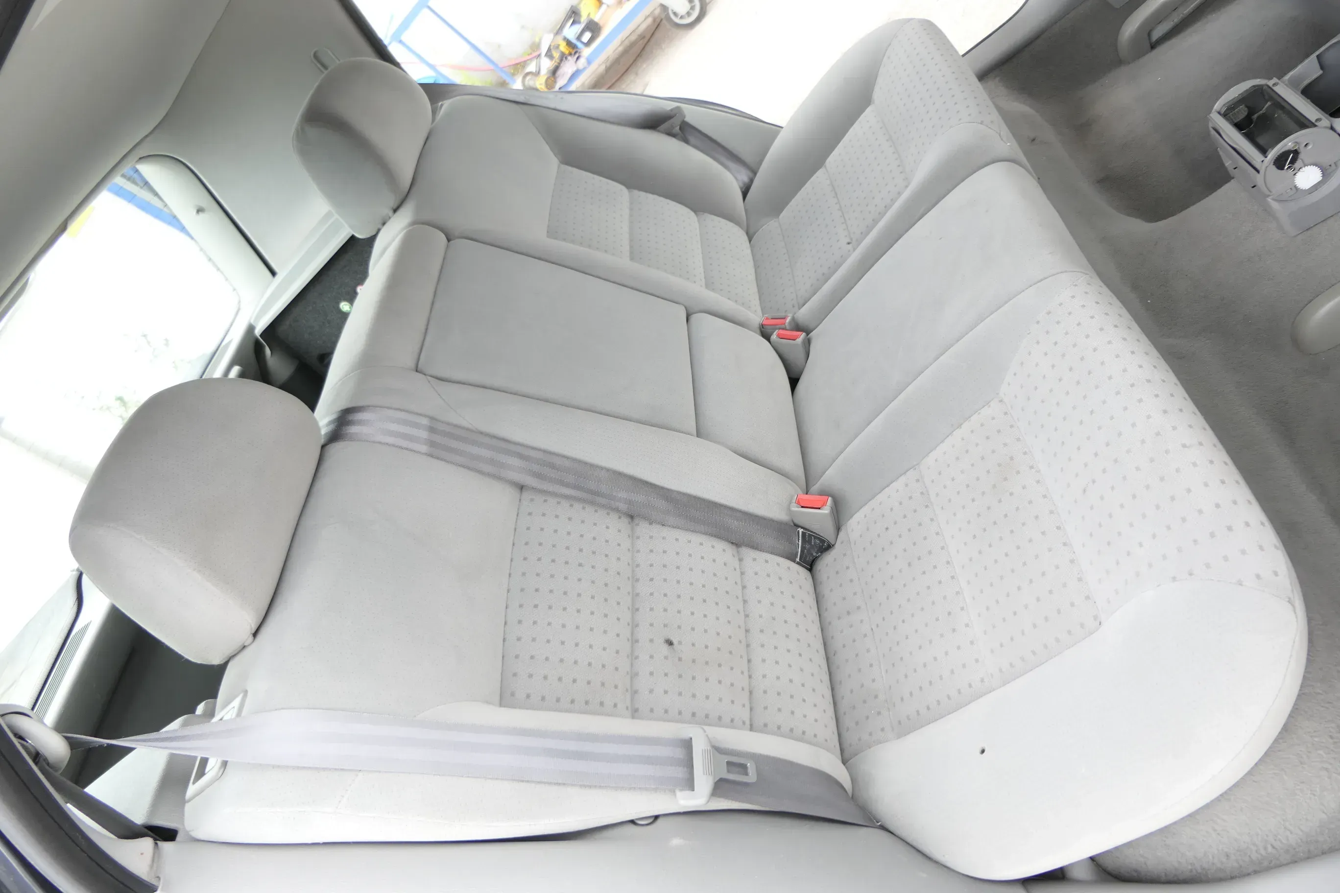Golf 4 Limousine Sitz Rückbank Rücksitzbank Sitzfläche Kopfstützen Velour grau - Bild 1