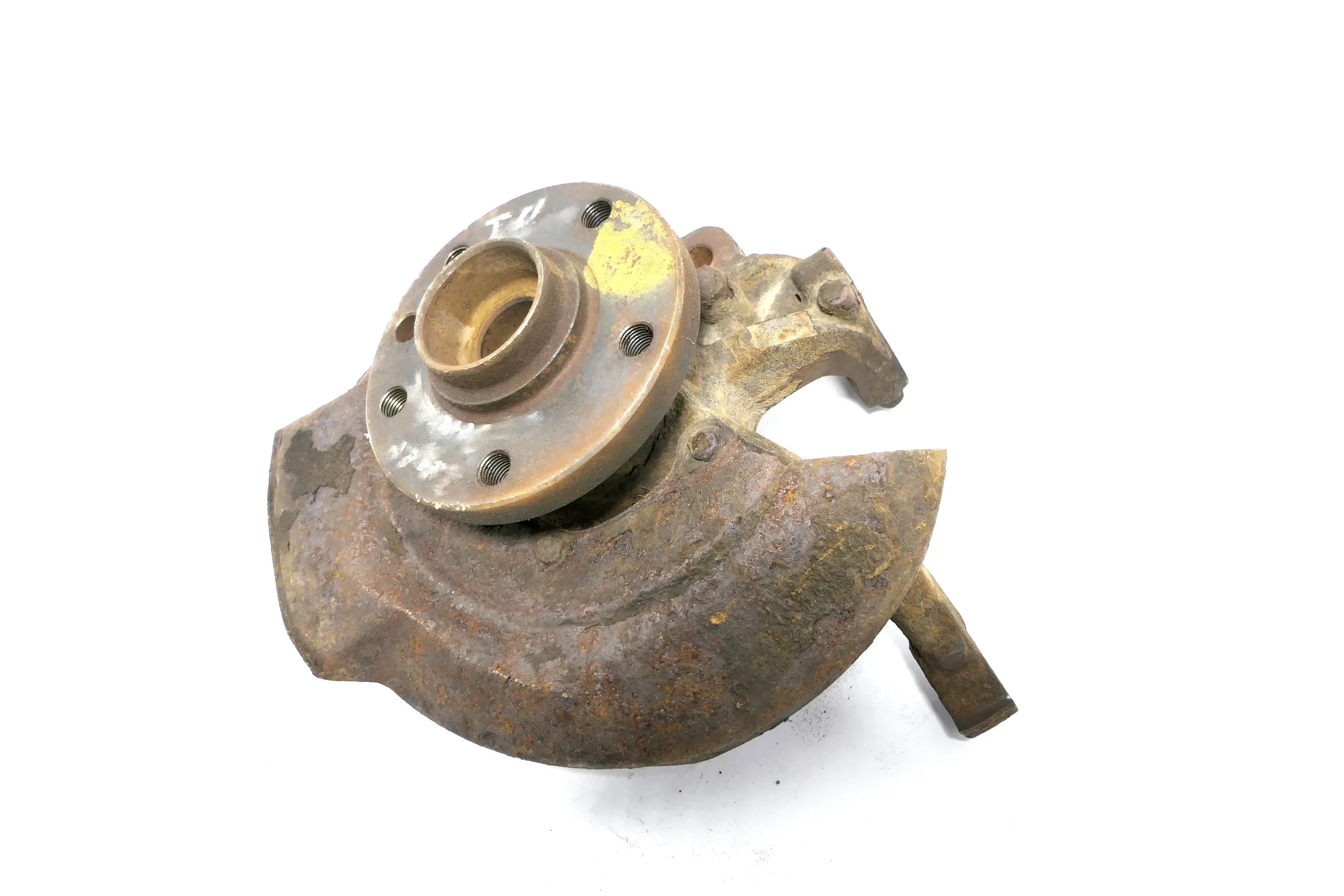 VW T4 Achsschenkel Radlager links vorn 7D0407257A OHNE ABS/ mit Servo - Bild 1