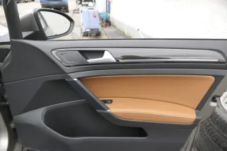 VW Golf 7 5G Limousine Türverkleidung Tür vorn hinten 4/5-Türer Leder braun - Bild 7