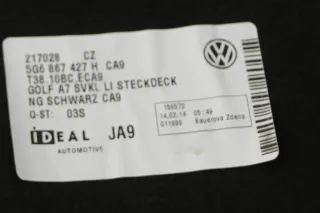 VW Golf 7 5G Abdeckung Verkleidung Kofferraum hinten links 5G6867427H - Bild 3