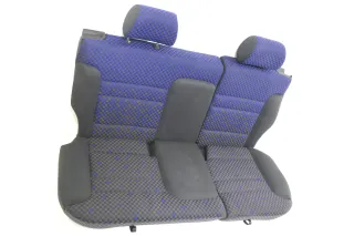 Audi A3 8L Sitz Sitze hinten Rückbank Rücksitzbank Sitzfläche Kopfstützen blau k - Bild 3