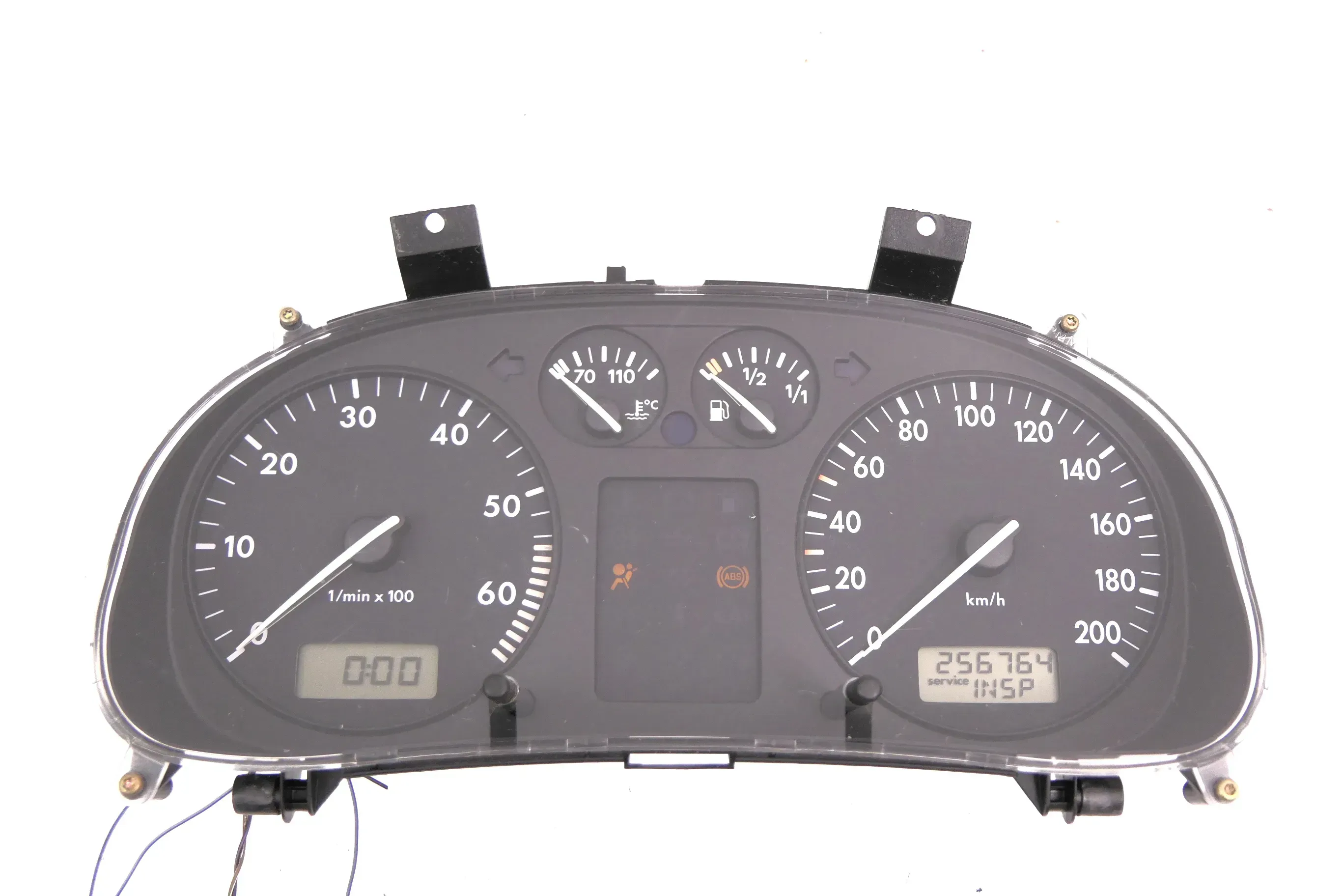 VW Polo 6N Tacho Tachometer Kombiinstrument 256.000km 6N0919860T 6N0919860R - Bild 1