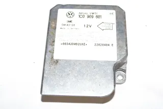 VW Golf 4 Bora T5 Steuergerät Airbag Airbagsteuergerät 1C0909601 Index 04 Lupo - Bild 1
