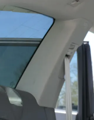 Q7 4L C-Säulen Verkleidung hinten links oben Abdeckung um Gurt lichtgrau grau - Bild 2