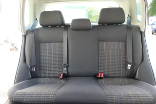 VW Polo 9N 9N3 Sitz Rückbank Sitzfläche Sitze 3 Punkt Gurt hinten mit Kopfstütze - Bild 2