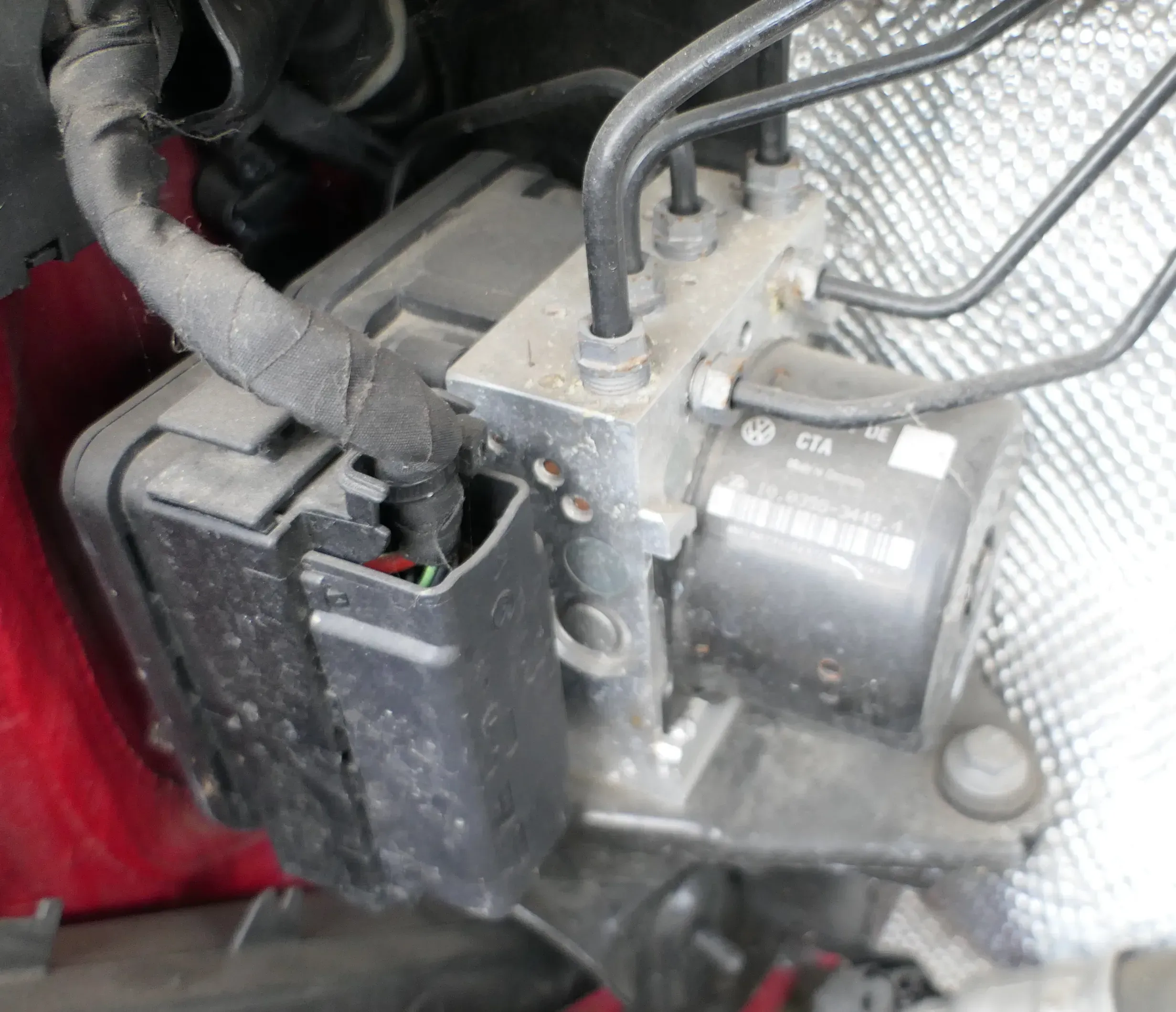 VW Eos A3 ABS Steuergerät Pumpe 1K0614517DE 1K0907375BE 1K0614517CP - Bild 1