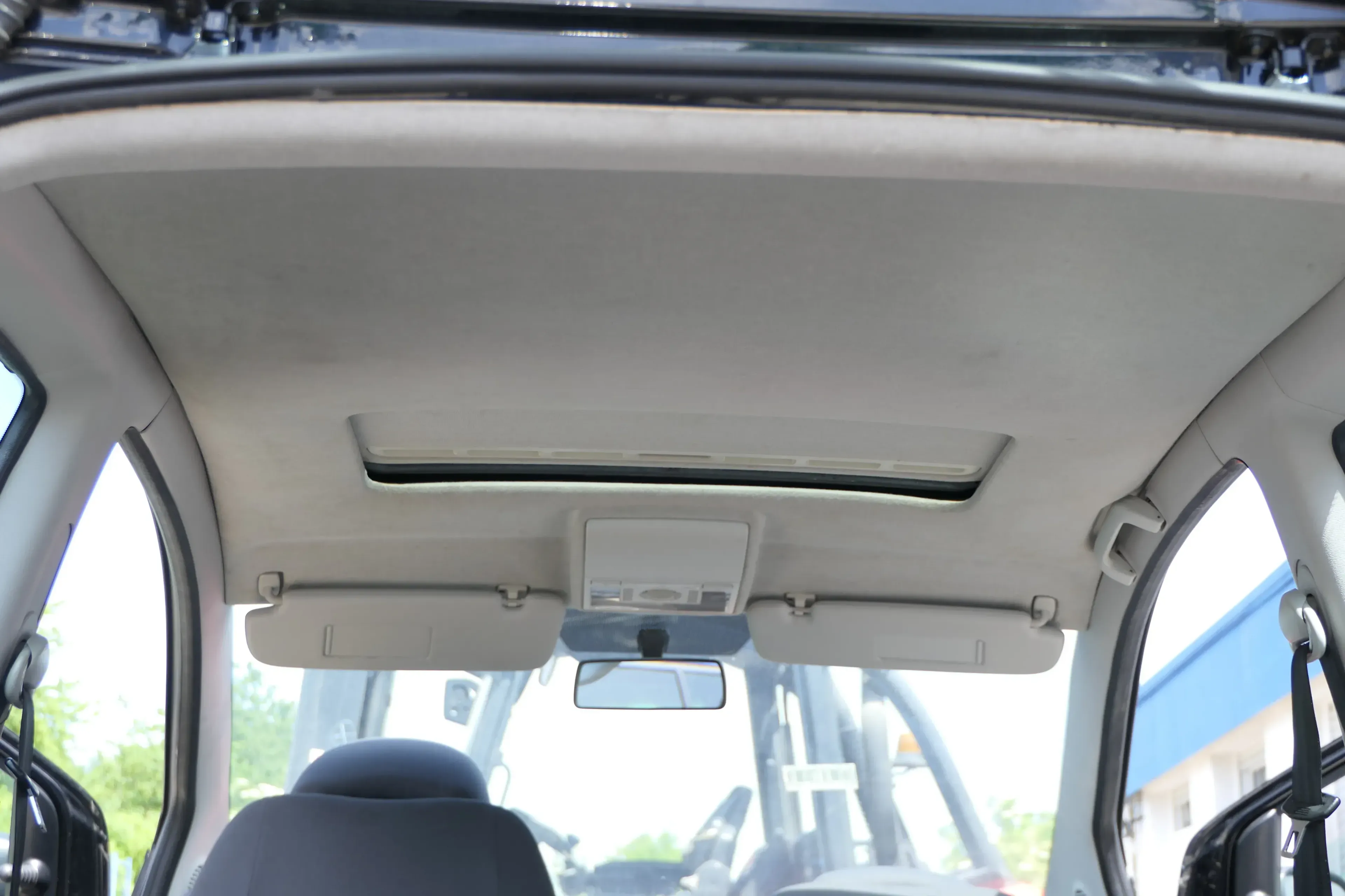 VW Fox 5Z Himmel Innenraum Decke Dachhimmel Dach oben grau perlgrau Schiebdach - Bild 1