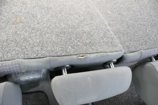 VW Polo 9N 9N3 Sitz Rückbank Sitzfläche Sitze 3 Punkt Gurt hinten mit Kopfstütze - Bild 2