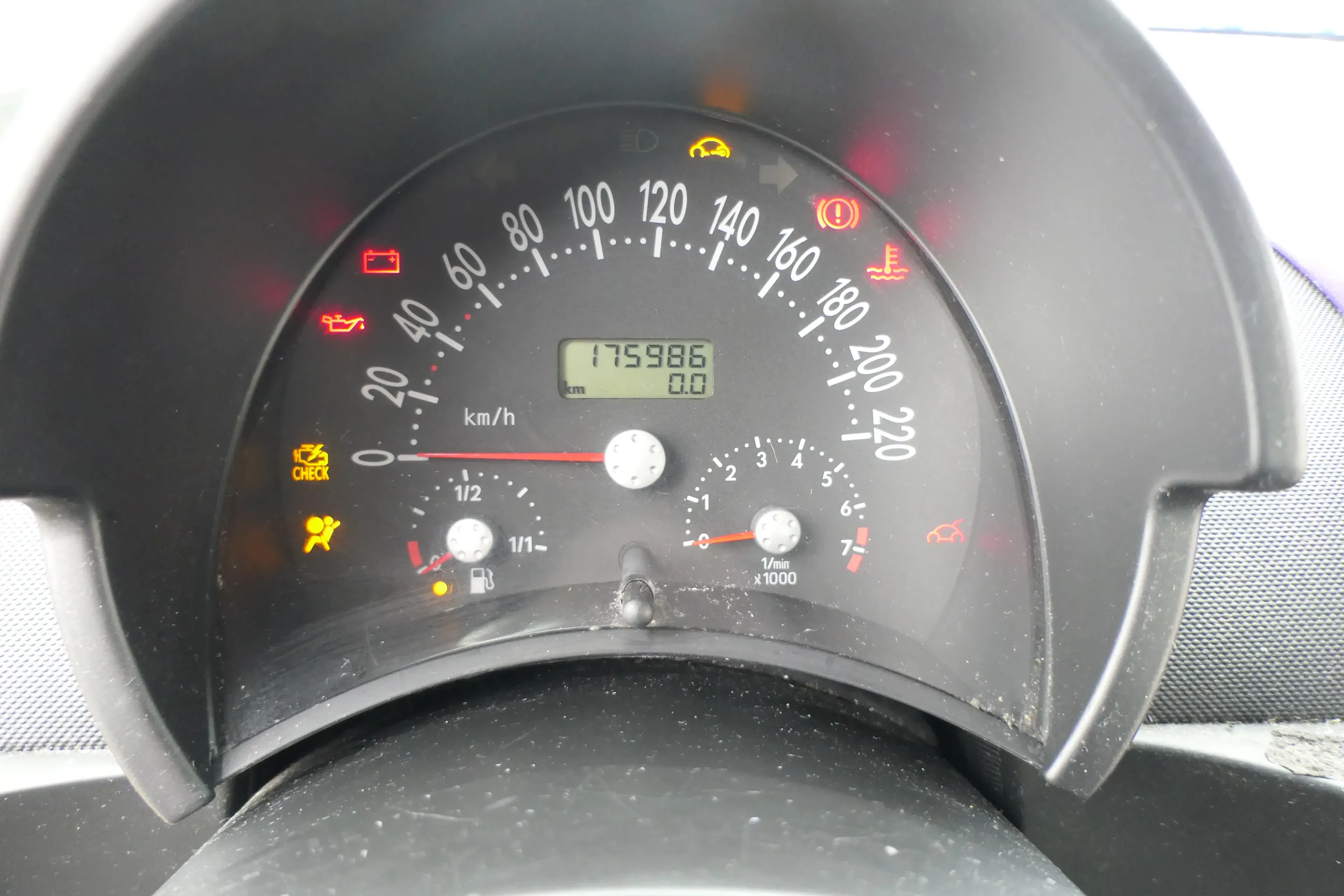 VW New Beetle 9C Tacho Tachometer Kombiinstrument 175.000km 1C0919861CX - Bild 1