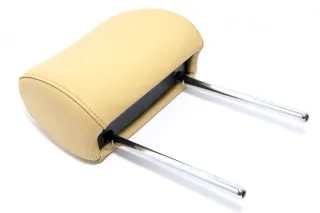 A4 8H Cabrio 8E B6 B7 Kopfstütze hinten Leder anisgelb gelb Perlnappaleder - Bild 2