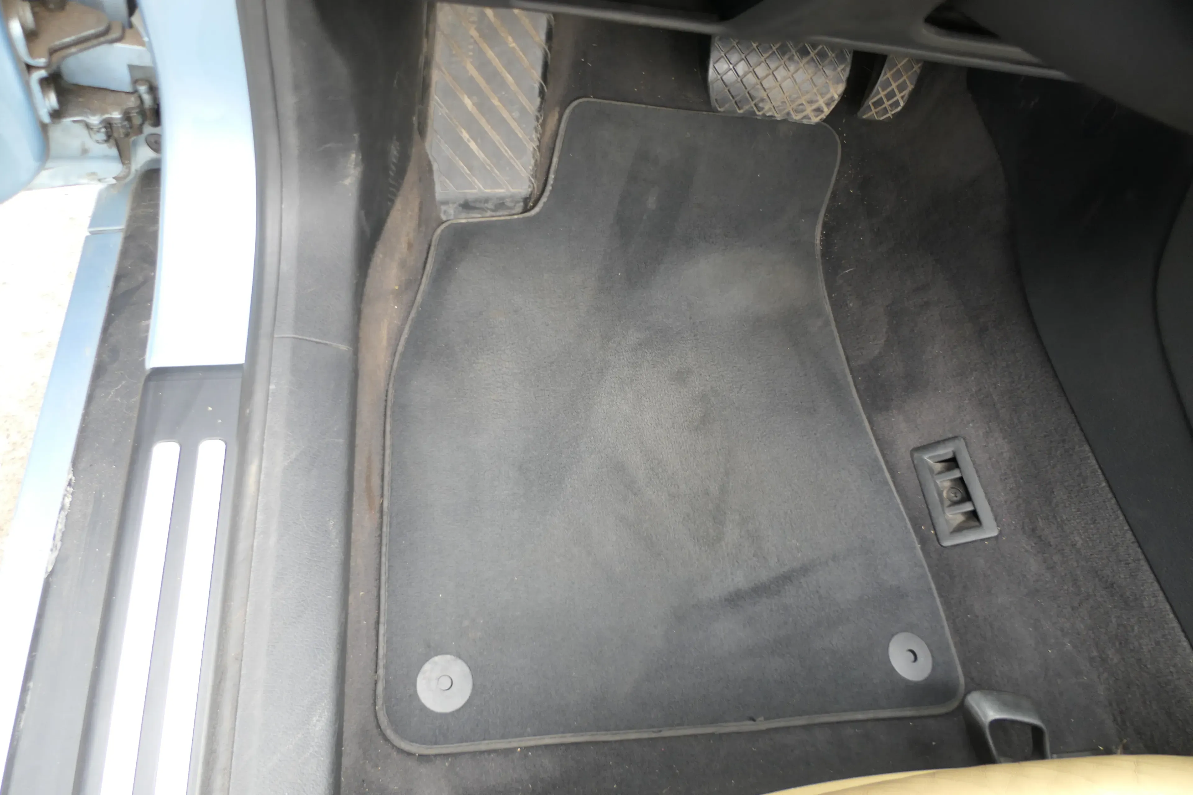 4x Audi A4 8H Cabrio Fußmatten Fußmatte aquablau vorne links hinten rechts - Bild 1